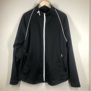 Flylow Mens Zip Up Jacket Black White XL